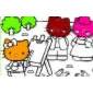 Coloring Kitty Game